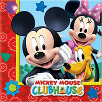 Imagen de Servilletas de Mickey Mouse Clubhouse papel 33cm (20 unidades)