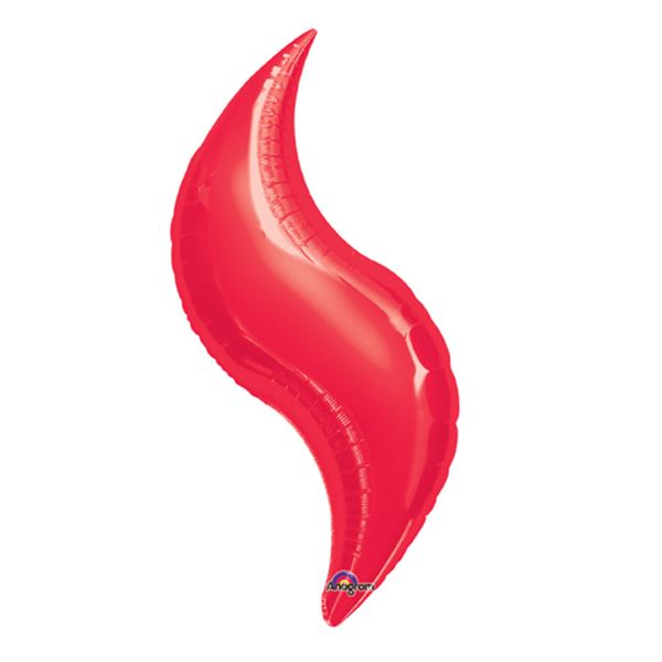 Picture of Globo Curva Rojo 71cm (3 unidades)