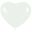 Imagen de Globos Corazón Blanco 30cm R12-FCOR-005 (50)