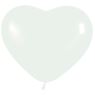 Imagen de Globos Corazón Blanco 30cm R12-FCOR-005 (50)