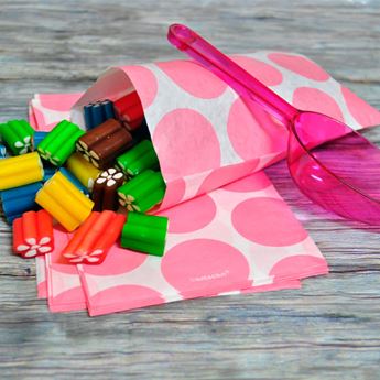 Imagens de Bolsas Candy Bar Rosa Pastel papel (10 unidades)