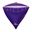 Picture of Globo Morado Diamante (43cm)