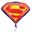 Imagen de Globo Superman Logo (66cm)