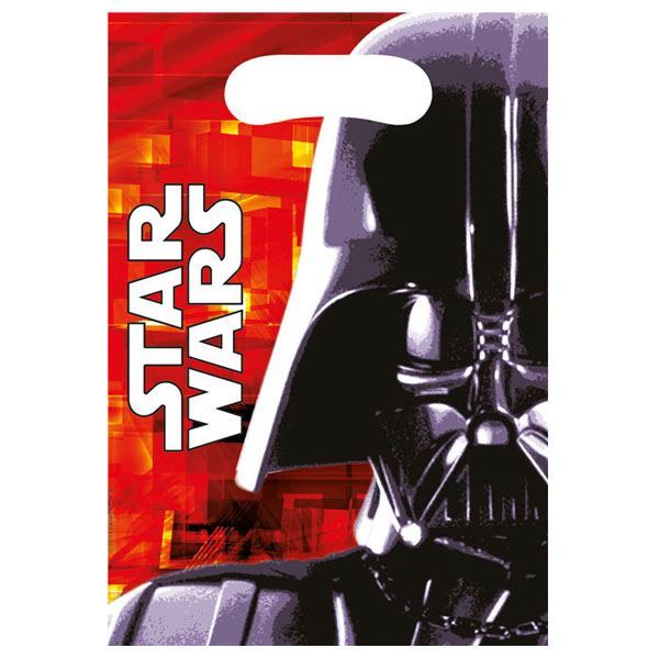 Imagen de Bolsas Chuches Star Wars Darth Vader (6 unidades)