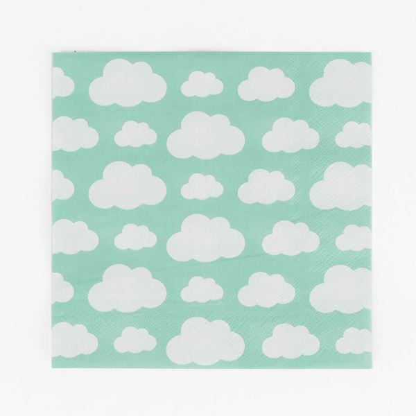 Imagen de Servilletas Nubes 33cm (20 uds.)