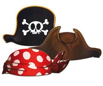 Imagen de Gorros Pirata Infantil (6 unidades)