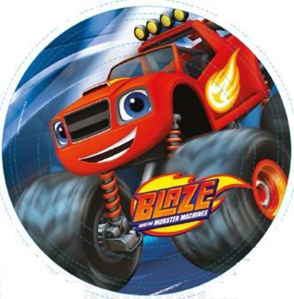 Imagen de Platos de Blaze y los Monster Machines cartón 23cm (8 unidades)