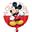 Imagen de Globo Mickey Alegre foil (43cm)