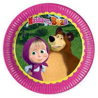 Juego de globos coloridos para cumpleaños de 3 años, Masha and the Bear  Masha y el Oso