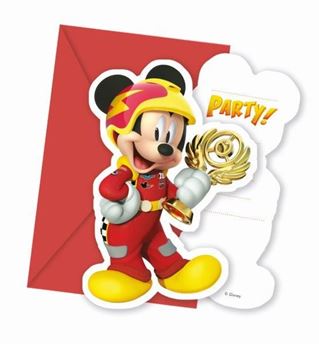 Imagen de Invitaciones de Mickey y los Super Pilotos (6 unidades)