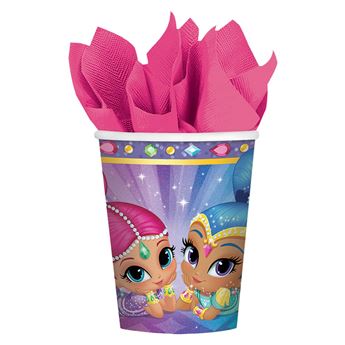 Imagen de Vasos Shimmer y Shine cartón (8 unidades)