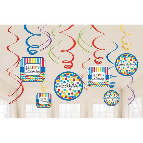 Picture of Decorados Espirales Happy Birthday Colores (12)