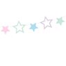 Picture of Guirnalda Estrellas Colores Pastel (1,4m)