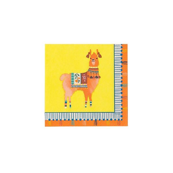 Picture of Servilletas Llama Boho papel 25cm (20 unidades)