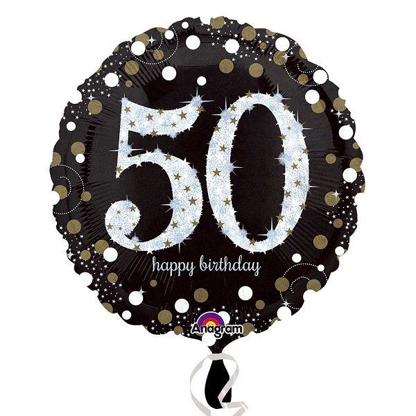 Una decoracion de globos para 50 años original  Fiesta de cumpleaños de  los 50, Aniversario de bodas 50, Fiestas de 50 años