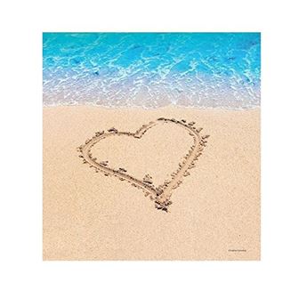 Imagen de Servilletas Beach Love papel 25cm (16 unidades)