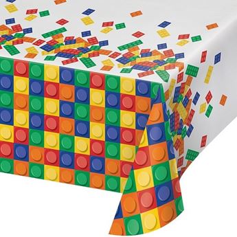 Imagens de Mantel LEGO plástico (137cm x 259cm)