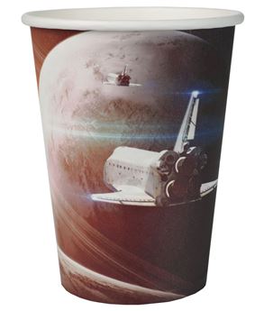 Imagens de Vasos Astronauta cartón (10 unidades)