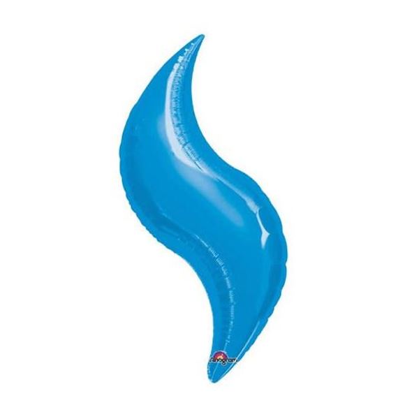 Imagen de Globo Curva Azul 107cm (3 unidades)