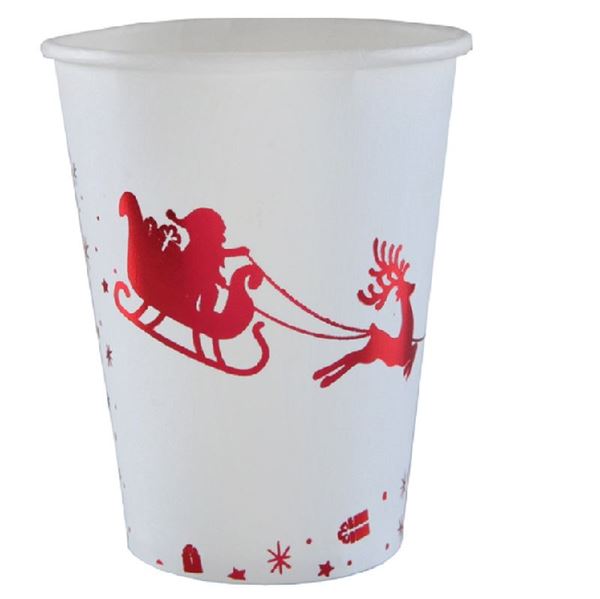 Imagen de Vasos Santa Claus rojo (10)