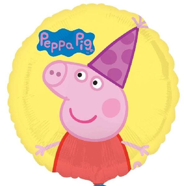 Juego de 6 Globos Peppa Pig 27 cm