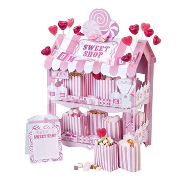Candy bar individual rosa (8 niños) - Dulces Momentos