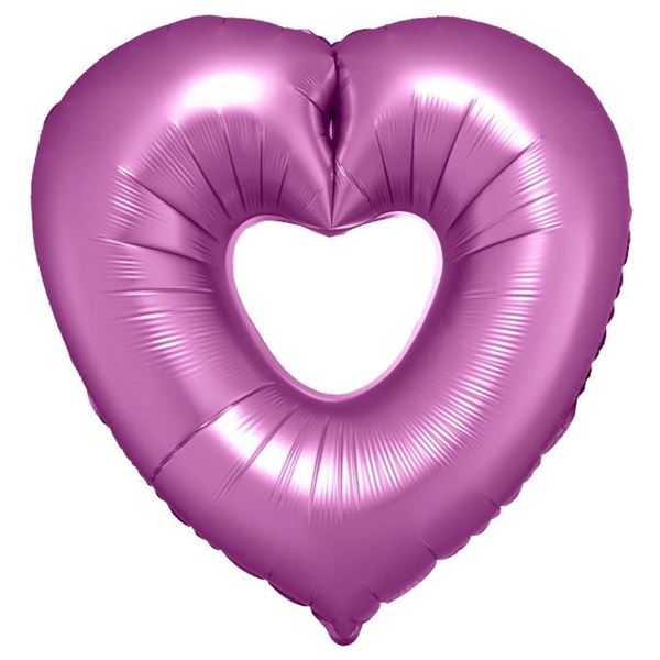 Picture of Globo Corazón Rosa Grande (66cm)