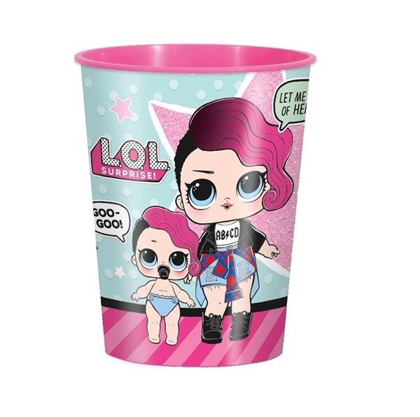 Imagen de Vaso LOL Surprise Plástico Duro Reutilizable 473ml