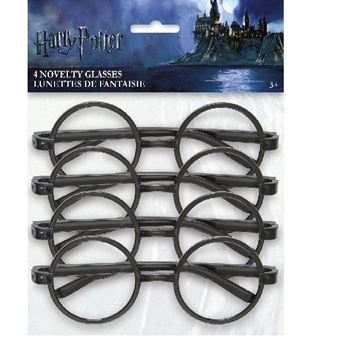 Disguise Juego de accesorios de Harry Potter, kit de varita de disfraz y  gafas, color negro y marrón, tamaño infantil