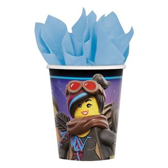 Imagen de Vasos de LEGO Movie 2 cartón (8 unidades)