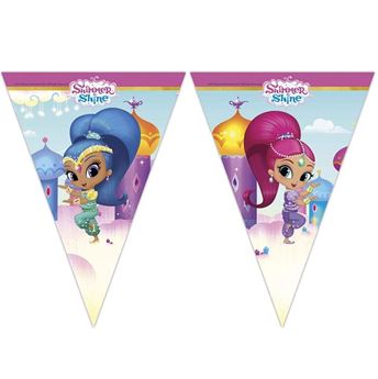 Picture of Banderin Shimmer y Shine plástico (2,3m)