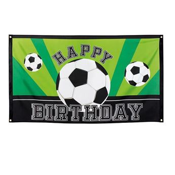 Imagens de Pancarta de Tela Happy Birthday Fútbol (150cm x 90cm)