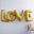 Imagen de Globos Love dorados gigantes (4)