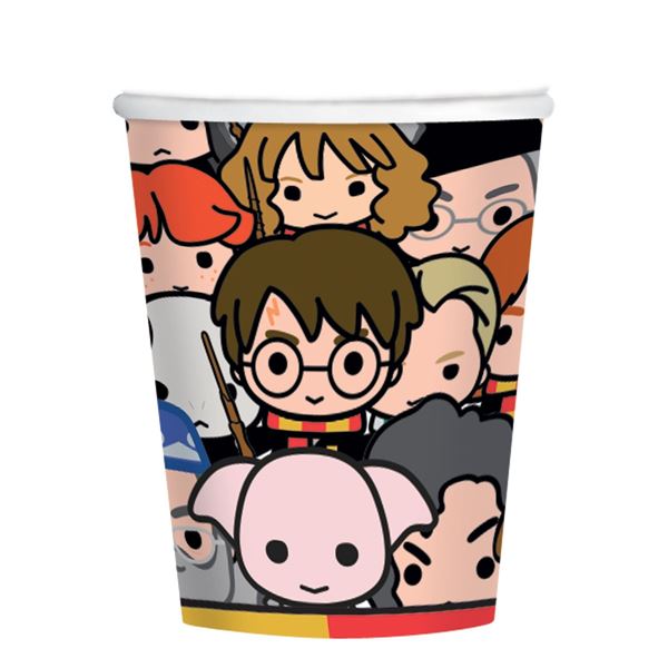 Imagen de Vasos Harry Potter Infantil cartón (8 unidades)