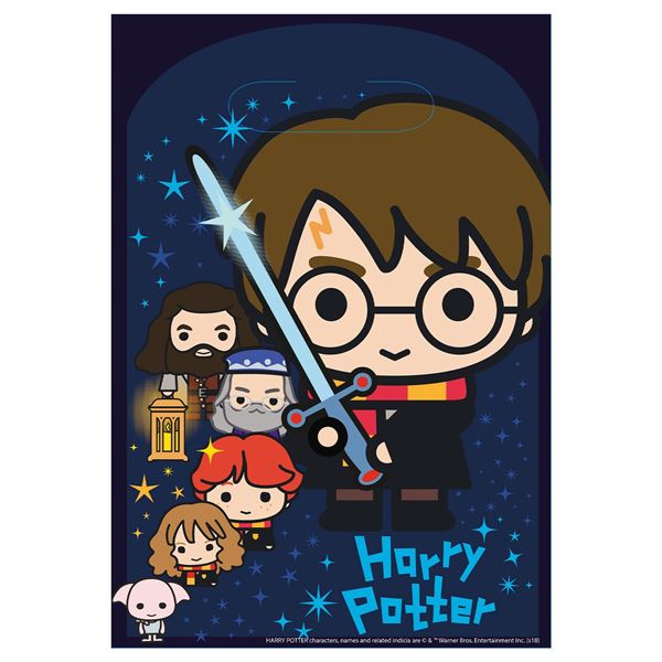 Bolsas Chuches Harry Potter Infantiles plástico (8 unidades)✔️ por sólo  2,25 €. Envío en 24h. Tienda Online. . ✓.  Artículos de decoración para Fiestas.