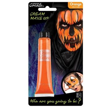 Imagen de Maquillaje Crema Naranja Tubo 28ml Pintacaras 