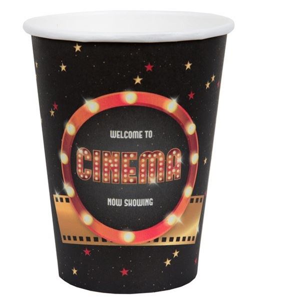 Imagens de Vasos de Hollywood Cine cartón (10 unidades)