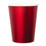 Imagens de Vasos Rojos Satín Deluxe cartón (8 uds.)