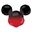 Picture of Globo Mickey Mouse Silueta (68cm)