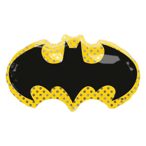 Globo Batman Logo (68cm)✓ por sólo 6,15 €. Tienda Online. Envío en 24h.  . ✓. Artículos de decoración para Fiestas.
