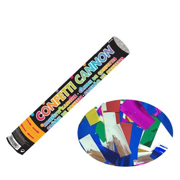 Cañón de Confeti Multicolor (30cm)✓ por sólo 3,38 €. Tienda Online. Envío  en 24h. . ✓. Artículos de decoración para  Fiestas.