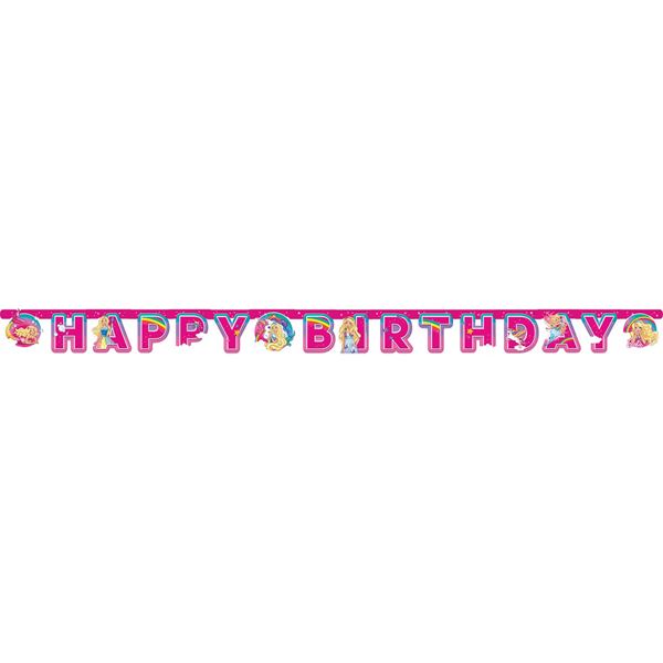 Imagen de Guirnalda Barbie Dreamtopia Happy Birthday (2m)
