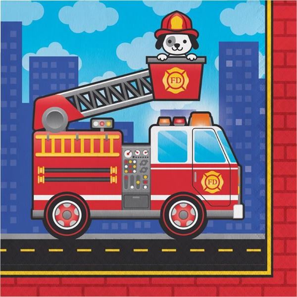 Mantel individual infantil con impresión de bomberos,  España