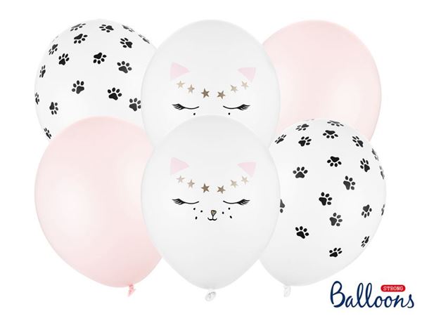 Imagen de Globos Gatitos (6 uds.)