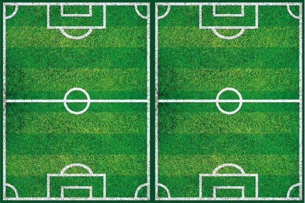 Imagens de Mantel Campo de Fútbol plástico  120cm X 180cm.