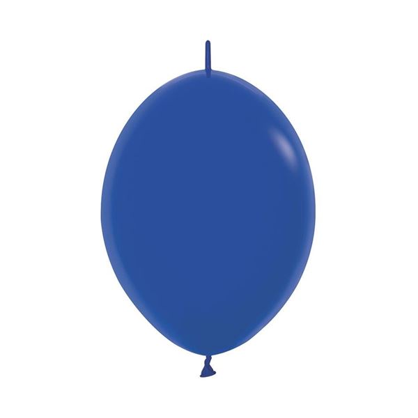 Imagen de Globos Azul Real Fashion Sólido 15cm Cadena Sempertex LOL6-041 (50)