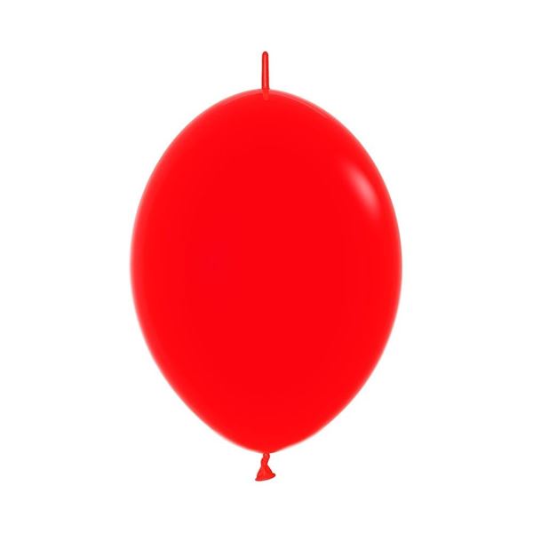 Imagen de Globos Rojos Fashion Sólido 30cm Cadena Sempertex LOL-015 (25)