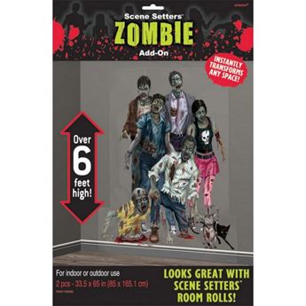 Imagen de Decorados Photocall Pared Zombies 165cm x 165