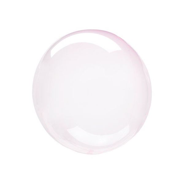 Picture of Globo Burbuja Transparente Rosa Claro plástico (25cm)