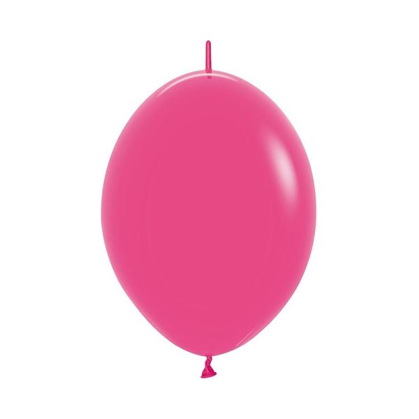 Imagen de Globos Fucsia Fashion Sólido 15cm Cadena Sempertex LOL6-012 (50)